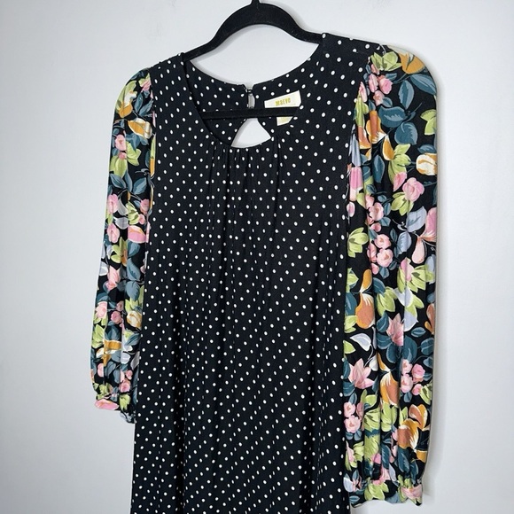 ♣️ MAEVE by ANTHROPOLOGIE Sawyer Balloon-Sleeved Tunic Dress XS. Great Condition - Picture 5 of 6